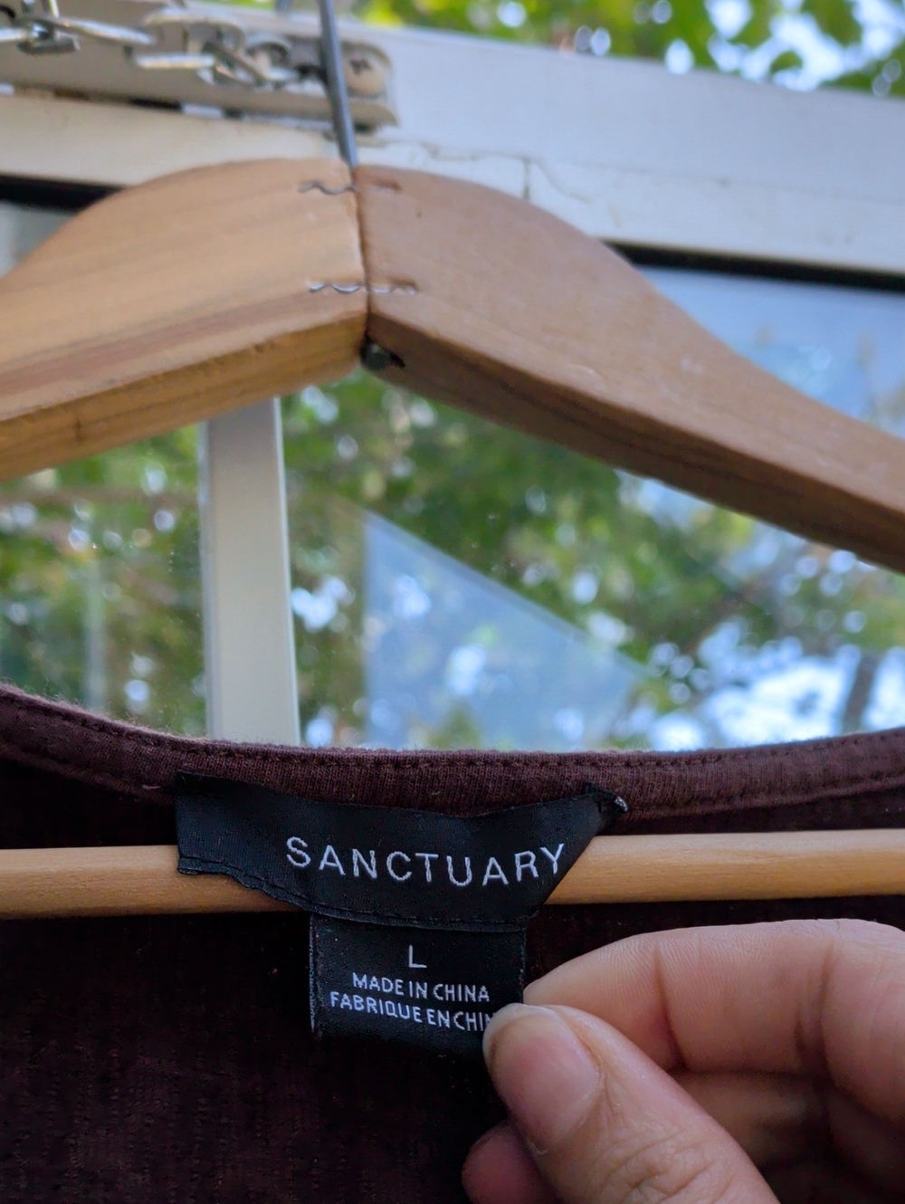 Sanctuary Plum Knit Tie-Front Tank Top - Picture 2 of 3